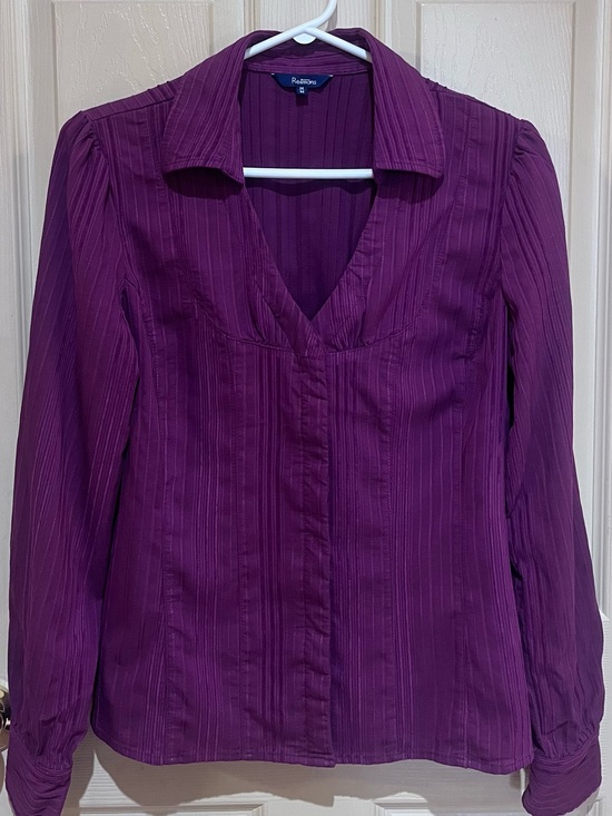 Reitmans Tops - Reitmans Burgundy Blouse, Size Medium